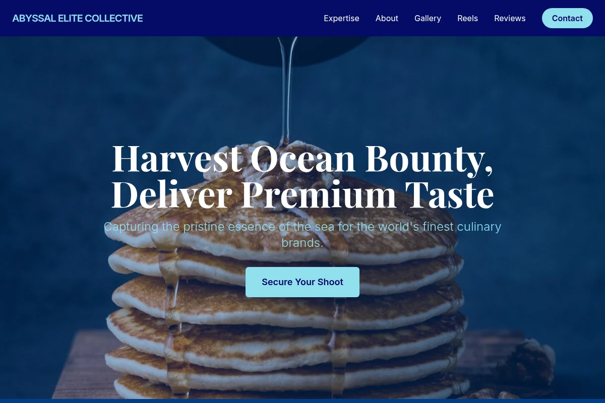 Sea Food Photography
