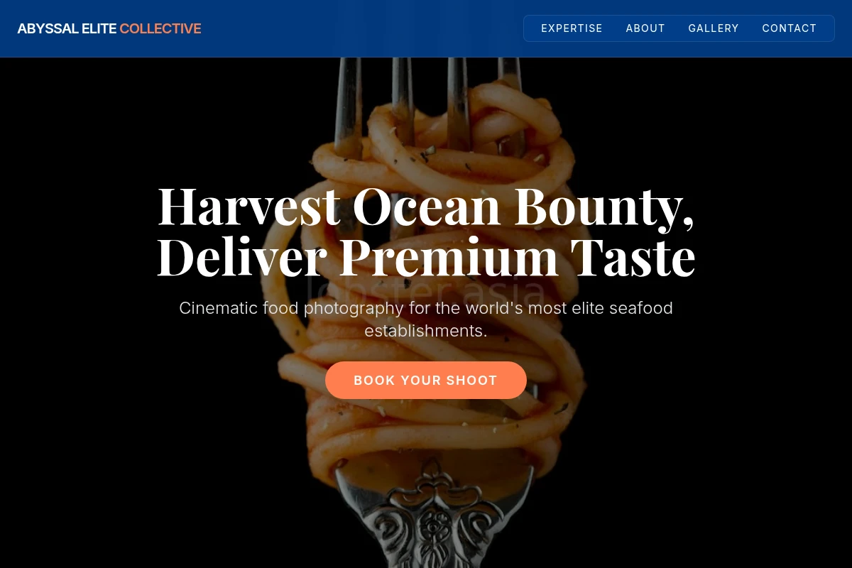 Ocean Food Photography
